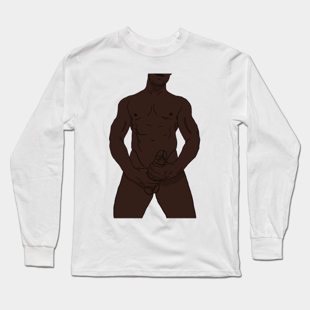 Dark Chocolate Long Sleeve T-Shirt by ValeksGayArt
